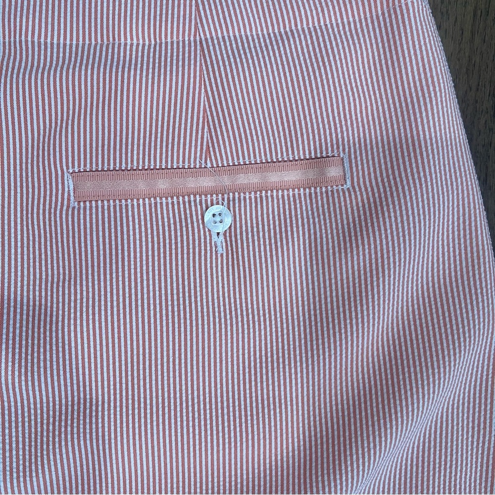 Lady Hagen Pink Pinstripe Mini Skirt - Picture 5 of 9